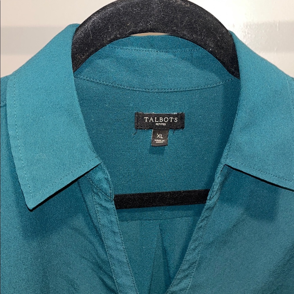 Talbots Womens Button-Down Shirt